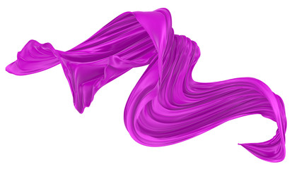 Abstract background of colored wavy silk or satin.