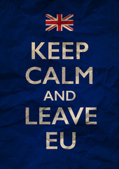 Keep Calm and Leave EU