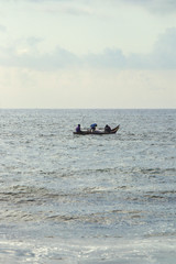 Fishermen on Boat to fishing