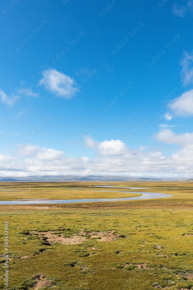 Canvas Prints water sources and plateau wetlands landscape