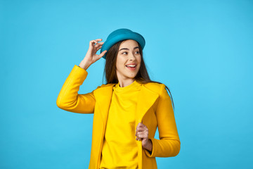 portrait of young woman with hat