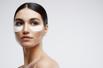 portrait of young woman with clear skin