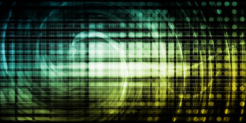 Obraz premium Creative Technology Portal