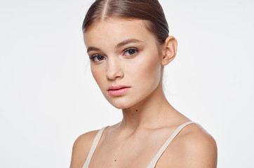 Obraz premium beautiful woman with clear skin