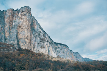 Naklejka premium view of mountains