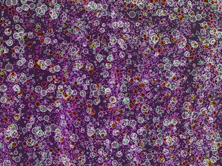 air bubble painting background.surface of multicolored spots.art image of dots pattern abstract