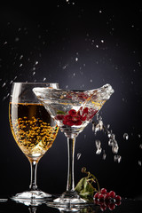 Red Currant In The Glass