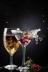 Red Currant In The Glass