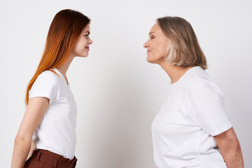 portrait of young woman with perfect skin and makeup