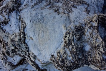 close-up of a granite boulder found in Kings Canyon National Park, California