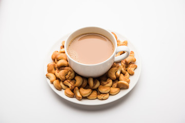 Cashew / Kaju shape biscuit was popular in childhood, tastes best with hot tea