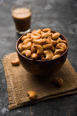 Cashew / Kaju shape biscuit was popular in childhood, tastes best with hot tea