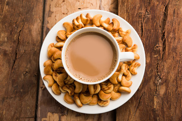 Cashew / Kaju shape biscuit was popular in childhood, tastes best with hot tea