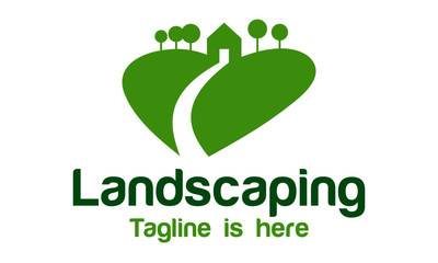 Modern Landscaping business logo
