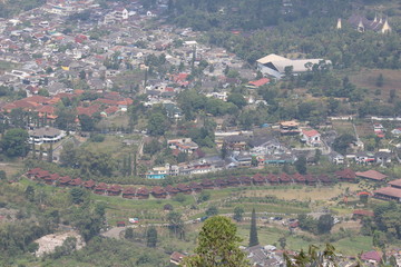Batu City from Above, East Java, Indonesia