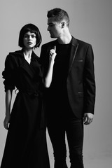 portrait of fashion woman with perfect skin