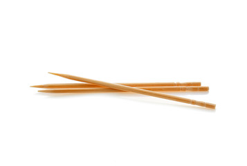 Toothpick isolated on white background