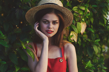 portrait of fashion woman with perfect skin