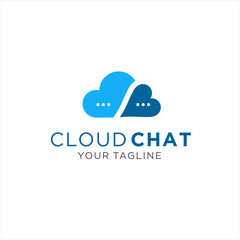 Cloud Logo Design Vector Illustration Template Idea