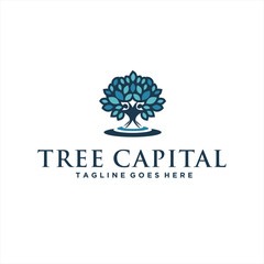 Tree Capital Colorful Logo Inspiration