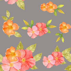 seamless floral pattern with flowers