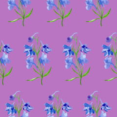 Obraz na płótnie Canvas background with blue flowers