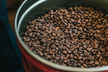 Can of coffee beans コーヒー豆 焙煎所 コーヒー缶
