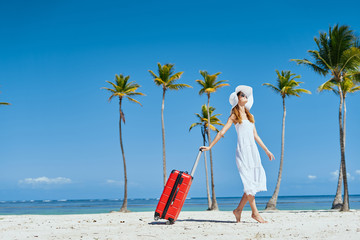 young woman on the beach