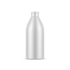 Bottle mockup isolated on white background for shampoo