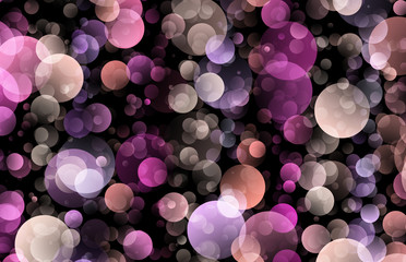 decorative gradient abstract circles decor