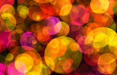 decorative gradient abstract circles decor 