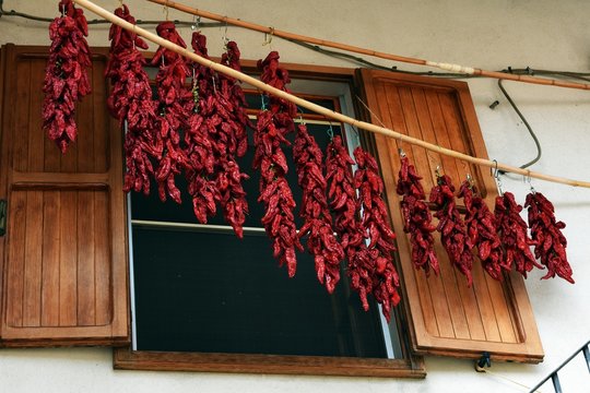 Peperone di Senise (Zafaran) - essiccazione