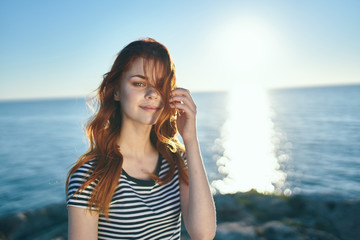 young woman talking on cell phone