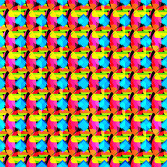 psychedelic abstract color seamless geometric background