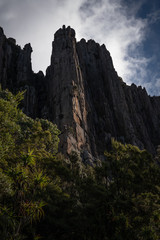 The Organ Pipes on Mount Wellington / kunanyi in Hobart, Tasmania