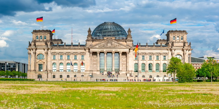 Reichstag Building In Berlin, Germany