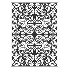 ornate floral illustration vector, carved, wallpaper.