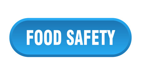 food safety button. food safety rounded blue sign. food safety
