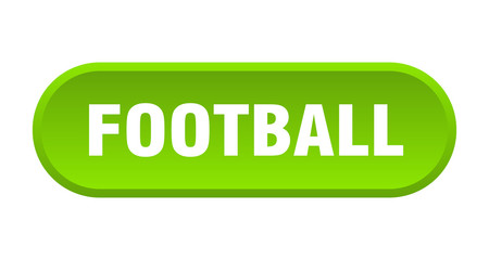football button. football rounded green sign. football