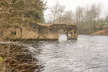 Flooded Village Fewston Reservoir