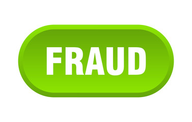 fraud button. fraud rounded green sign. fraud