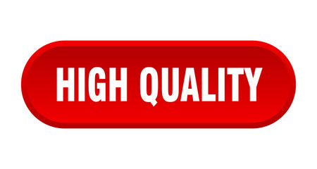 high quality button. high quality rounded red sign. high quality