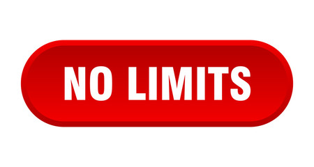 no limits button. no limits rounded red sign. no limits
