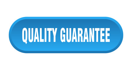quality guarantee button. quality guarantee rounded blue sign. quality guarantee