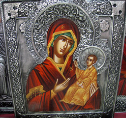 virgin mary and jesus © Sergiy