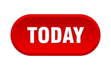 today button. today rounded red sign. today