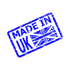 Made in united kingdom rubber stamp
