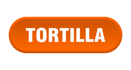 tortilla button. tortilla rounded orange sign. tortilla