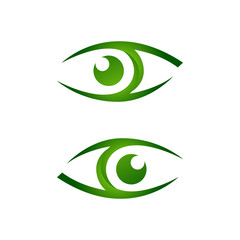 Vision Eyes Logo design idea concept vector illustrations
