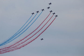 Patrouille de France en formation